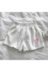 Shorts mit Herz-Print